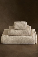 RICE STITCH COTTON BATH TOWEL