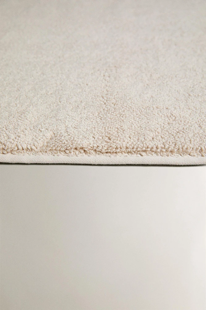 RICE STITCH COTTON BATH MAT