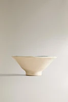 CERAMIC BOWL WITH EDGE DESIGN