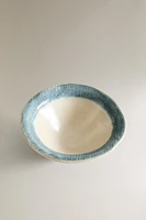 CERAMIC BOWL WITH EDGE DESIGN