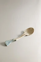 CERAMIC SERVING SPOON WITH IRREGULAR HANDLE