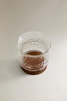 LOT VERRES À SHOT BOROSILICATE MARTELÉ (LOT DE 4)