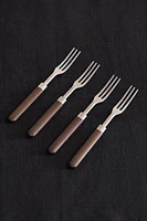 SET OF FORKS WITH RESIN HANDLE (SET OF 4)