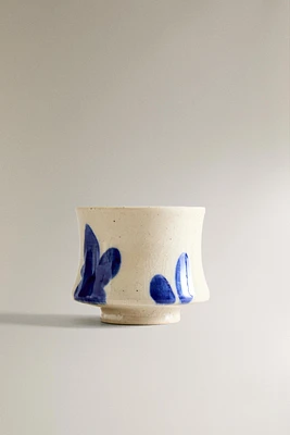 MINI TASSE CÉRAMIQUE MOTIFS PEINTS