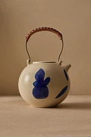 THÉIÈRE CÉRAMIQUE MOTIFS PEINTS