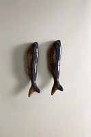 LOT PORTE-PIQUES CÉRAMIQUE POISSON (LOT DE 2