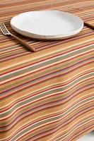 NAPPE COTON RAYURES MULTICOLORES