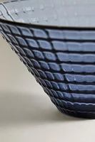 TEXTURED GLASS BOWL