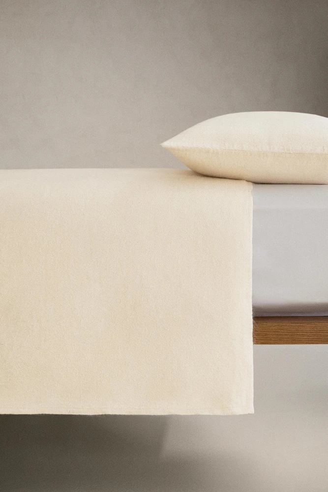 CASHMERE-EFFECT COTTON BEDSPREAD