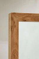 LARGE ELM WOOD MIRROR