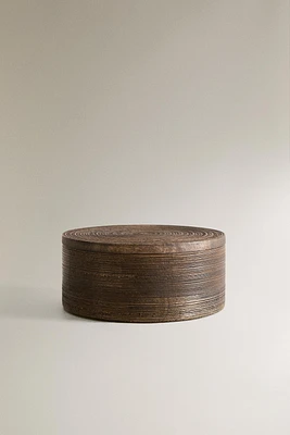 ROUND WOODEN BOX