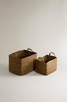 RECTANGULAR SEAGRASS BASKET