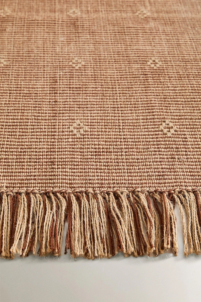 DIAMOND JUTE RUNNER RUG