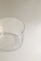 SET OF SHORT GLASS TUMBLERS (SET OF 4)