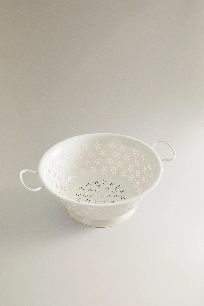 FLORAL PRINT KITCHEN COLANDER