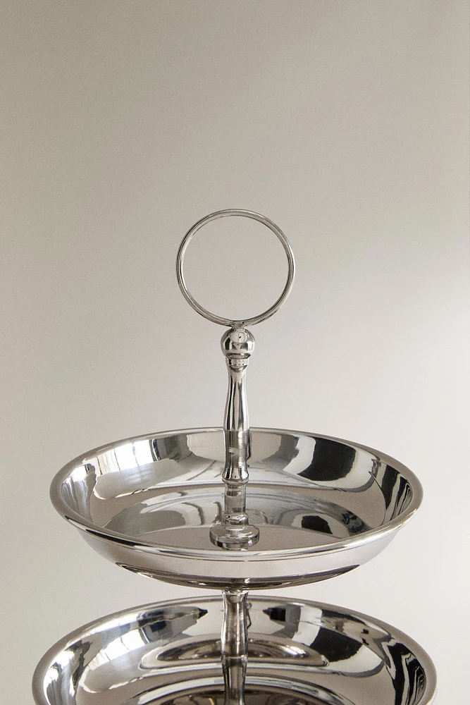 3-TIER STEEL SERVING DISH