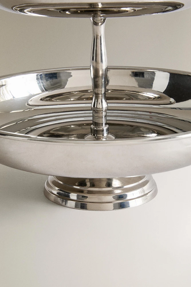 3-TIER STEEL SERVING DISH