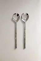 STEEL SERVING SET (SET OF 2)