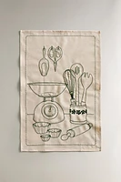 UTENSIL PRINT KITCHEN TOWEL