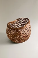 WOVEN BAMBOO BASKET