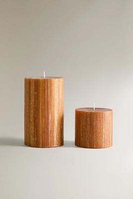 DECORATIVE CYLINDRICAL CANDLE