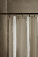 LINEN SHOWER CURTAIN