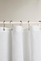 LINEN SHOWER CURTAIN