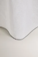 LINEN SHOWER CURTAIN