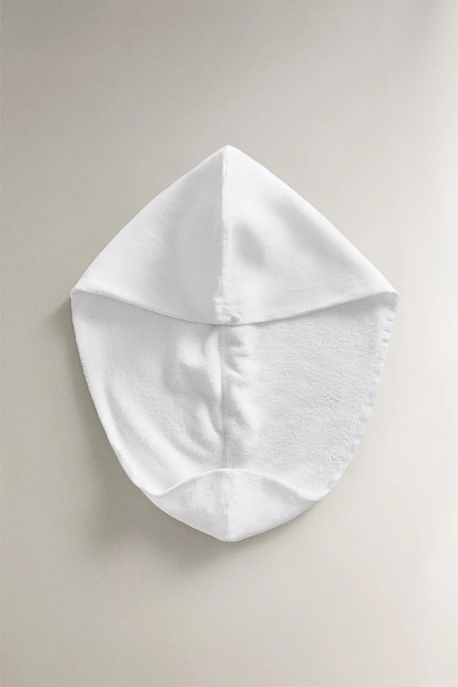 COTTON LINEN BATHROOM HEADWRAP