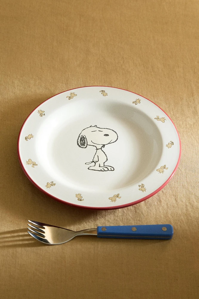 PEANUTS™ CHILDREN’S CERAMIC PLATE