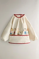 CHILDREN'S PEANUTS™ BIB WITH SLEEVES