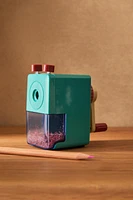 CHILDREN’S TABLE PENCIL SHARPENER WITH HANDLE