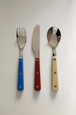 CHILDREN'S COLORED CUTLERY SET