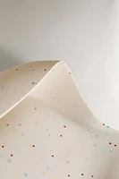 CHILDREN'S POLKA DOT SILICONE BIB