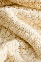 SCALLOPED CROCHET BLANKET