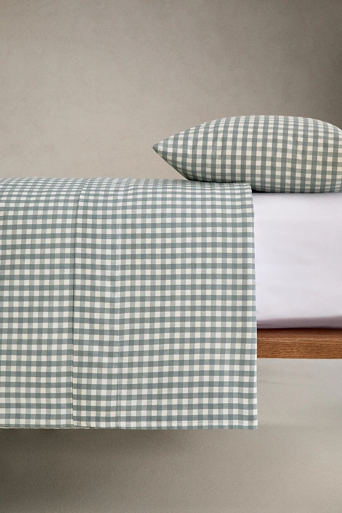 HOUSSE DE COUETTE CARREAUX