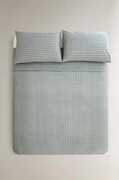 PLAID DUVET COVER