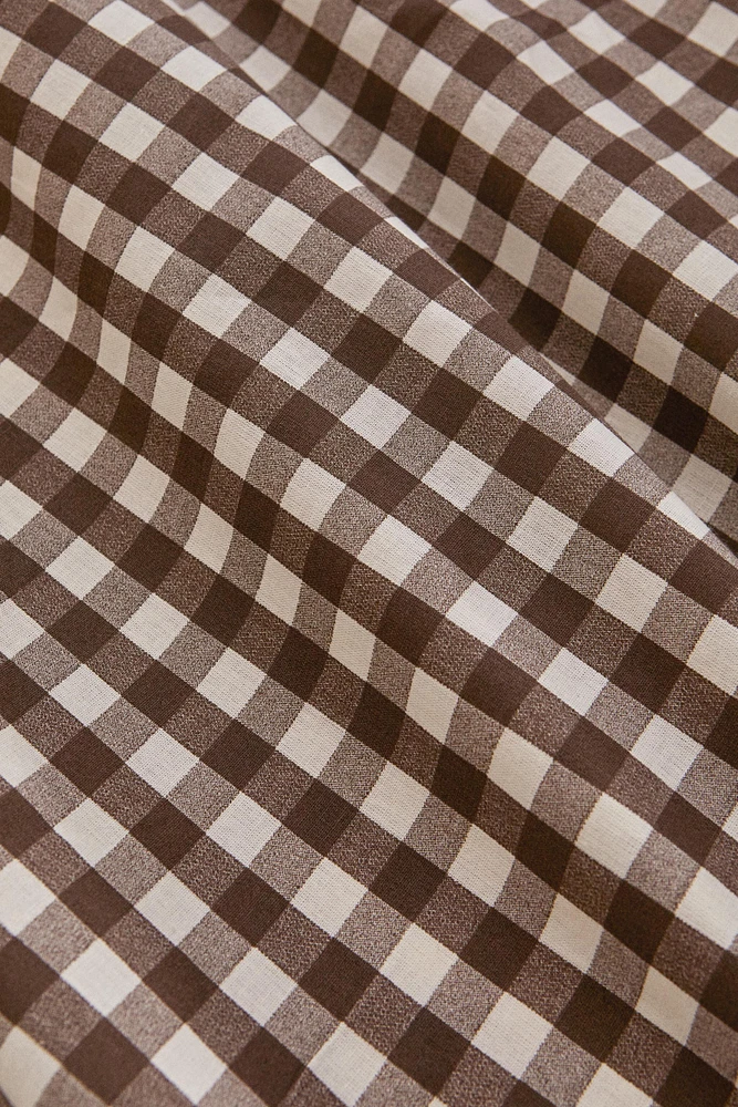 PLAID DUVET COVER