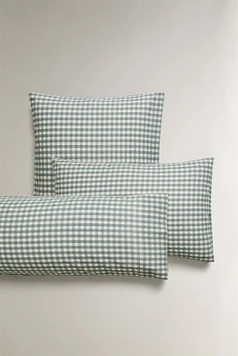 COTTON CHECK PILLOWCASE