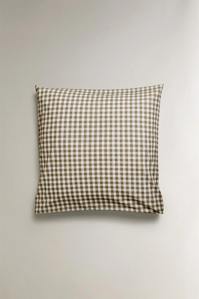COTTON CHECK PILLOWCASE