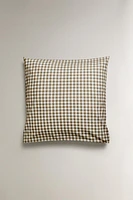 COTTON CHECK PILLOWCASE