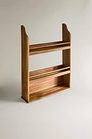 WOODEN SHELVING UNIT / SPICE RACK