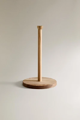 ACACIA WOOD ROLL OR TOILET PAPER HOLDER