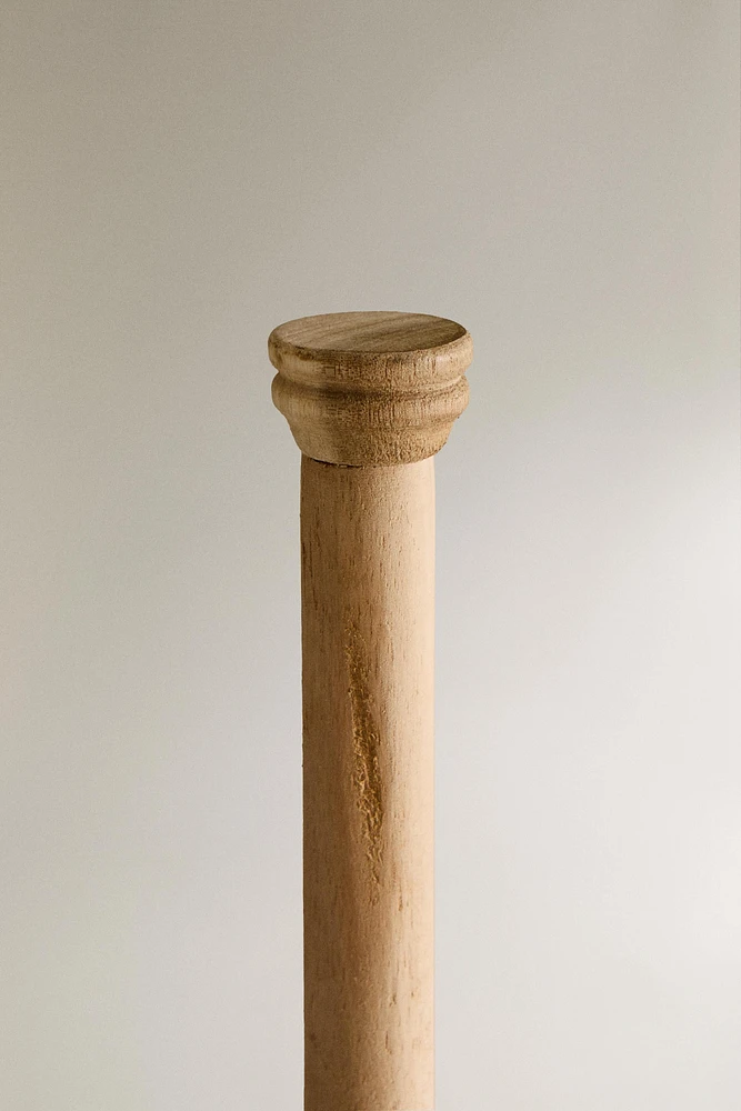 ACACIA WOOD ROLL OR TOILET PAPER HOLDER