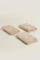 PACK OF COTTON HAND TOWELS (PACK 3