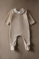 CHILDREN'S MOON FOOTED ROMPER