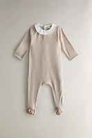 CHILDREN'S MOON FOOTED ROMPER