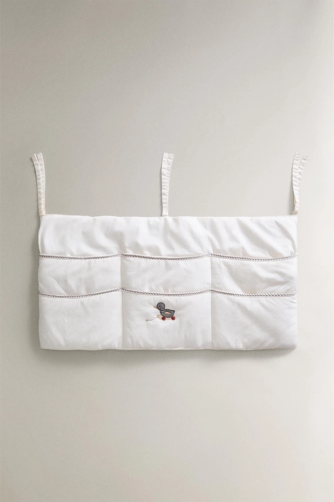 DUCKLING COTTON CRIB ORGANIZER