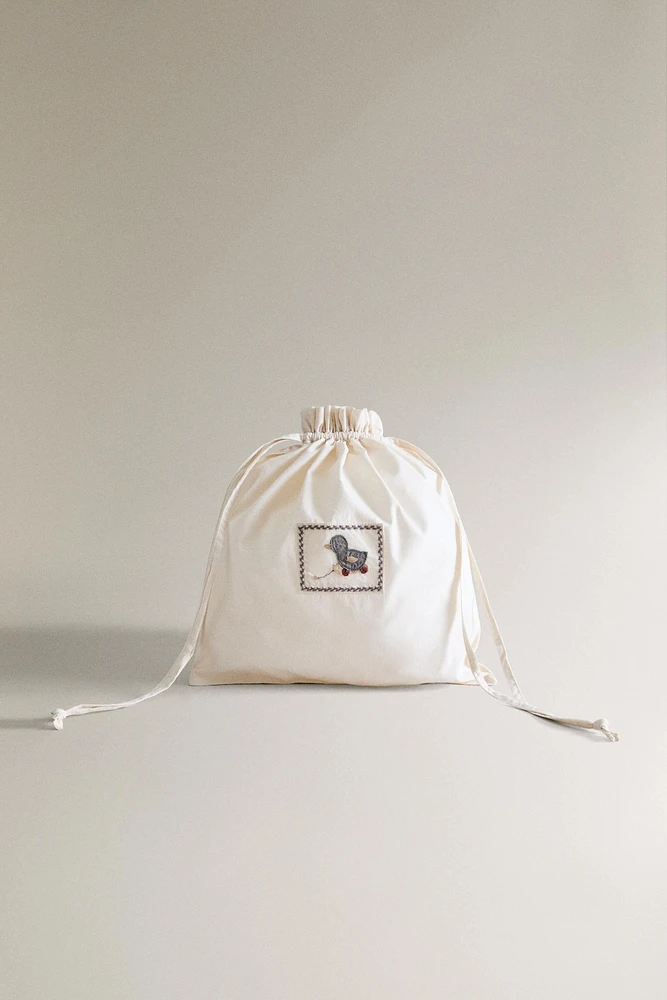 DUCKLING COTTON LAUNDRY BAG