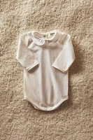 CHILDREN'S BODYSUIT WITH AN EMBROIDERED MOUSE